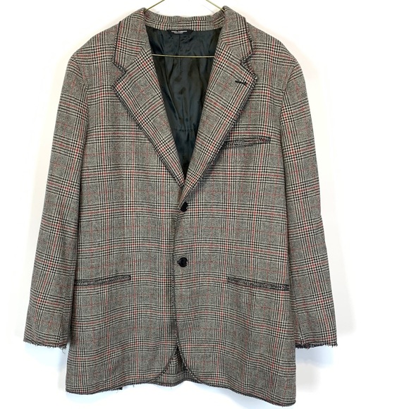 Dolce & Gabbana Other - Dolce & Gabbana Gray Plaid Jacket